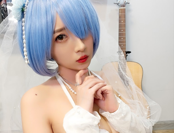 Coser@小女巫露娜 Vol.006 雷姆婚纱