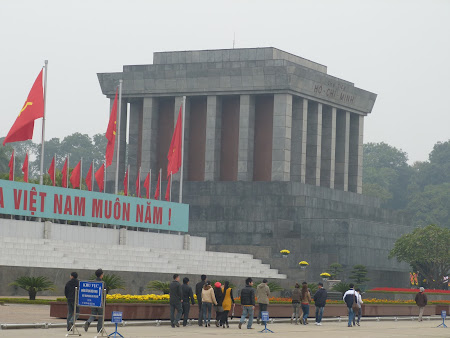 Obiective turistice Hanoi: Mausoleu Ho Chi Minh