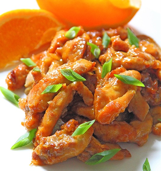 Курица, апельсиновая по-китайски  陈皮鸡