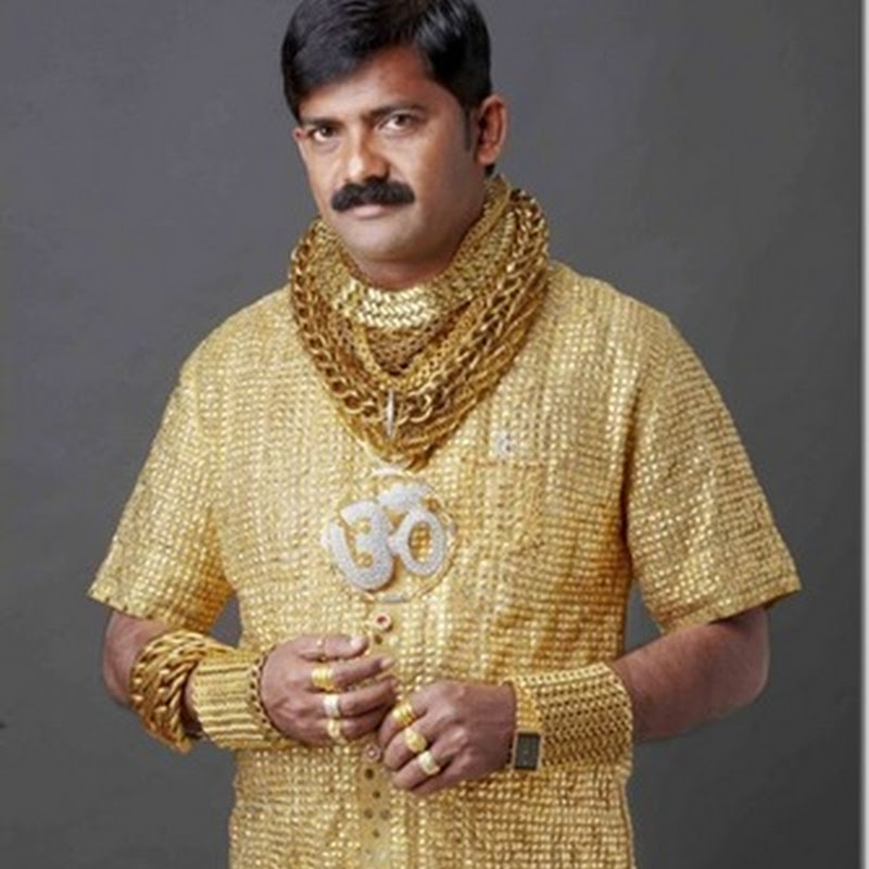 Un indian si-a facut la comanda un tricou din aur