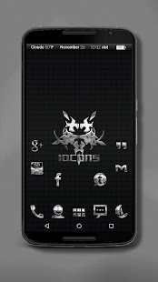 How to mod Iocons Chrome - Icon Pack lastet apk for laptop