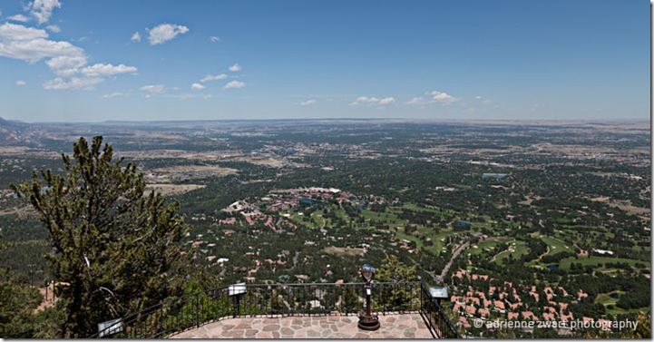 lookout view of Colorado Springs