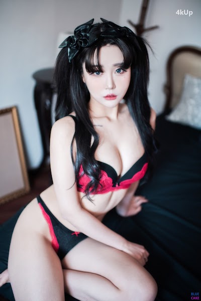 [BLUECAKE] Bomi (보미) & Zia (지아) Fate Saber x Thosaka Rin – Lingerie.Ver