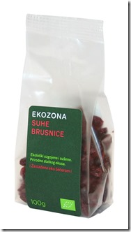 EKOZONA suhe brusnice 100 g Ekozona