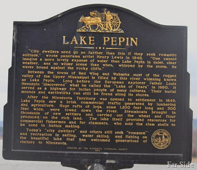 Marker at Lake Pepin