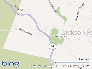 Scenic Jackson, NH Vacation Map