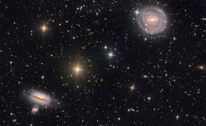 galáxias NGC 5101 e NGC 5078