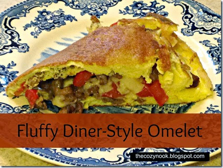 Fluffy Diner-Style Omelet - The Cozy Nook