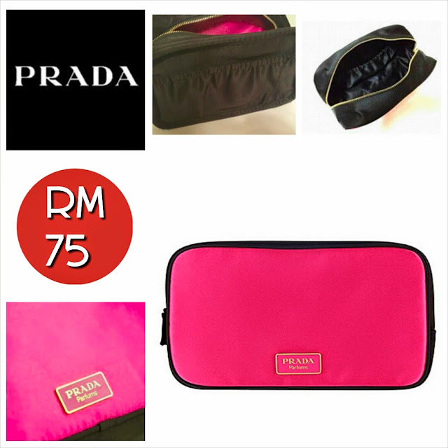 prada pouch pink