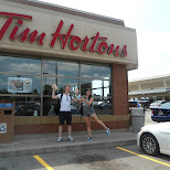 but first some Timmy's in Canada in Niagara Falls, United States 
