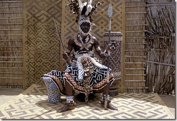 Kuba Nyim (ruler) Kot a Mbweeky III, Bungamba village, Congo
