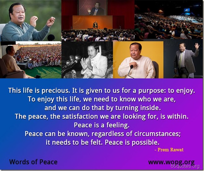 Prem Rawat(maharaji) peace quotes | "Motivational and Inspirational Quotes"