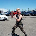 GUILE posing a move in Toronto, Canada 