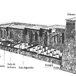 20 - Planta de templo egipcio 2