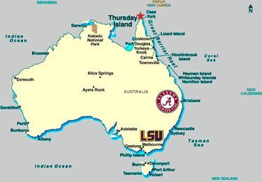 Jesse Williams map Brisbane Melbourne