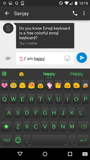 【免費個人化App】Magic Black Emoji Keyboard-APP點子