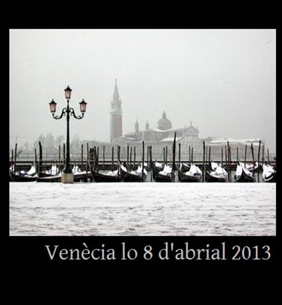 Venècia lo 8 d'abrial 2013