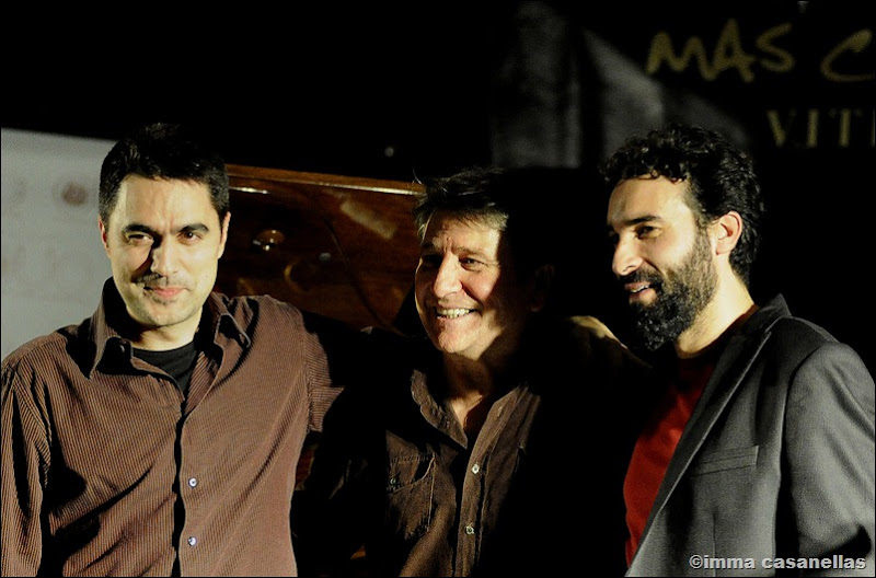 D'esquerra a dreta: Joan Monné, Horacio Fumero i Julián Sánchez