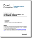 Deployment guide for Duet Enterprise for Microsoft SharePoint and SAP Server 2.0 Preview