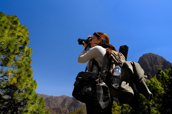 Taller de fotografia y senderismo junto a la Cumbrecita, en la caldera de Taburiente, Parque Nacional. Fotonature 2012.Isla de la Palma
