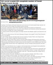 XENOPHOBIA SOMALI TRADERS SOUTH AFRICA