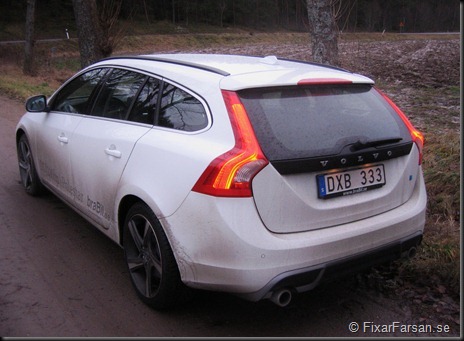 Volvo V60 D5 R-Design Polestar 2012 Bak Rear
