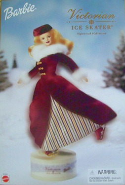 Barbie Doll Victorian Ice Skater Blonde 2000