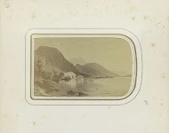 Fotoreproductie van (vermoedelijk) een prent van Weissenbach aan de Attersee