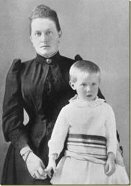 Olga y su hijo Cristóbal
