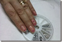 nail art with stones 3
