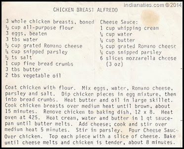 Chicken Breast Alfredo recipe.