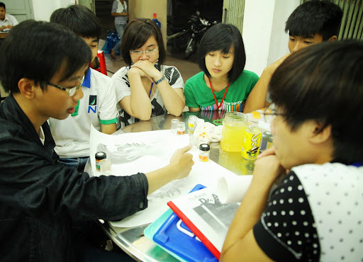 Một thí sinh khối V hoặc H (vẽ)