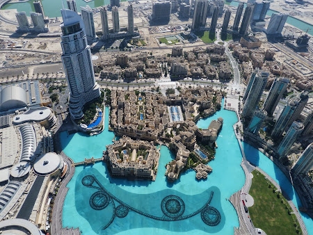 Obiective turistice Dubai: Imaginea din Burj Khalifa
