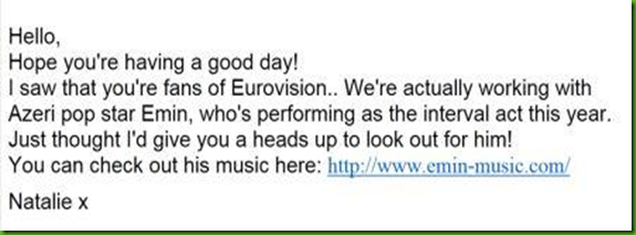 Emin Eurovision Song Contest