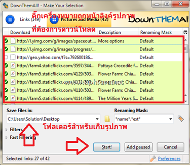 addon สำหรับดาวน์โหลดทีละมาก ๆ