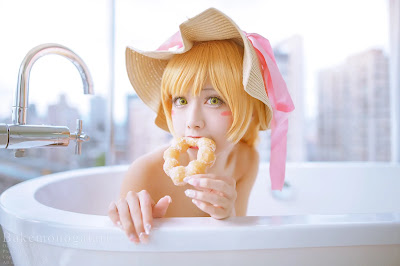 Coser@沖田凜花Rinka 忍野忍ドーナツのお風呂 ver