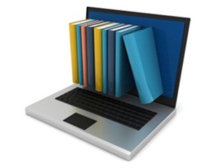 e-learning-laptop-books