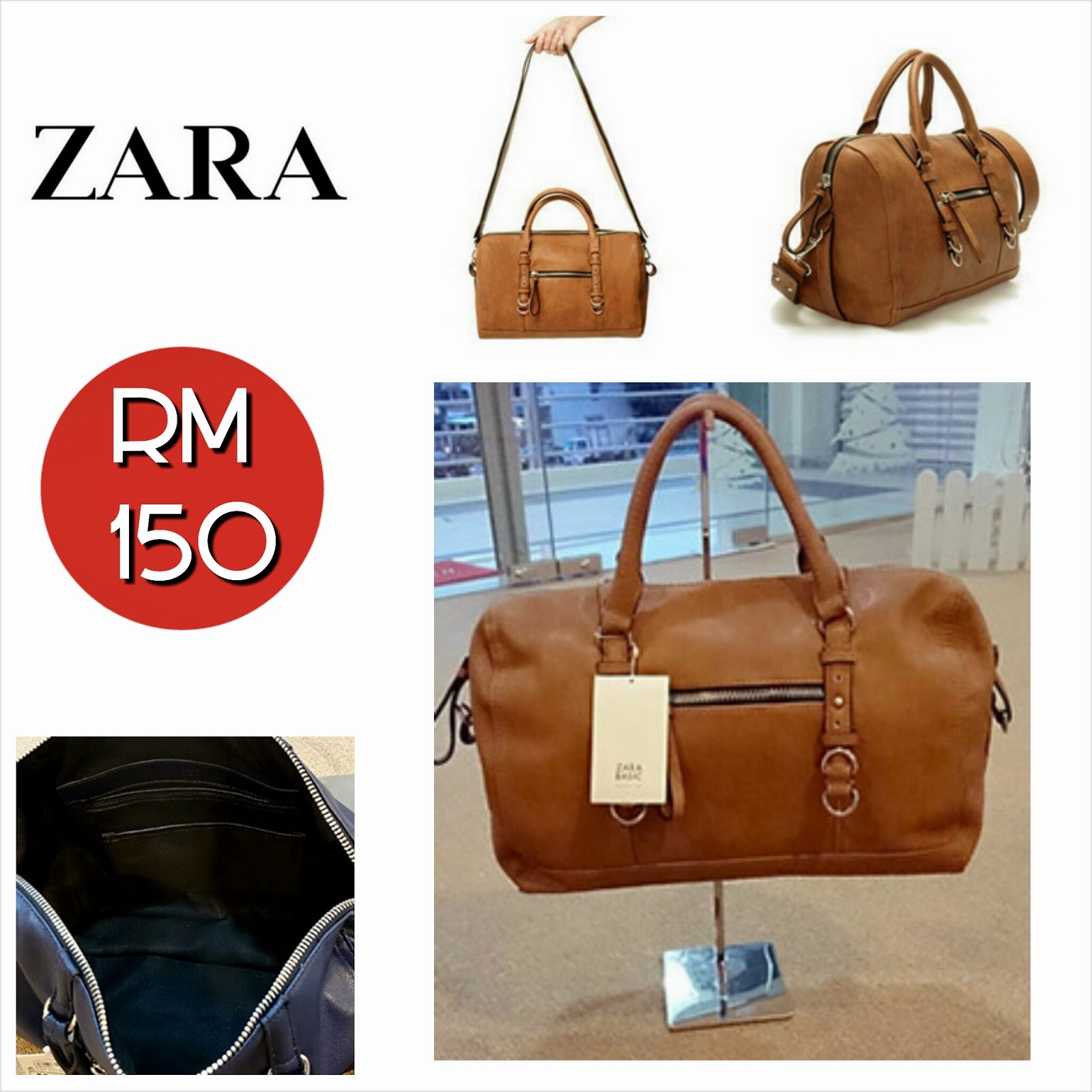 ZARA Bowling Bag (Brown) SOLD OUT! SHANTEK COLLECTION