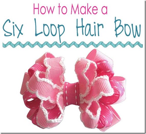 Fabric Bows and More: How to Make a Six Loop Hair Bow by The Ribbon Retreat