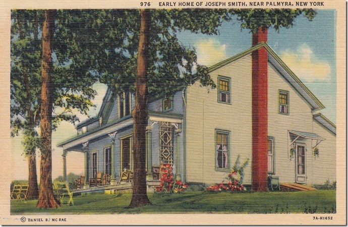 Joseph Smith Home, Palmyra, New York pg. 1 - 1937