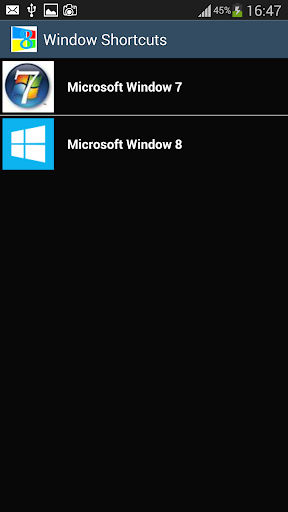 【免費生產應用App】Window 7 and 8 key shortcuts-APP點子