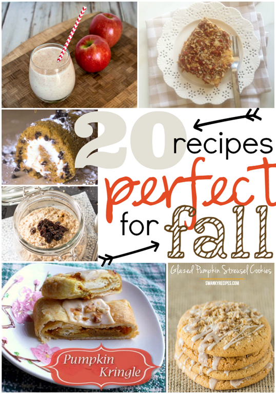 20 Recipes Perfect for Fall #fall #recipes GingerSnapCrafts.com