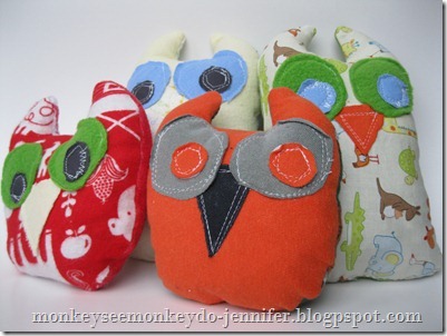 Owl Stuffie and pattern (18)