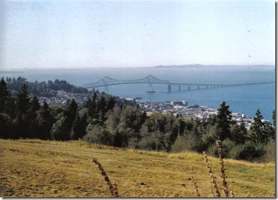 View of the Astoria-Megler Bridge in Astoria, Oregon from Coxcomb Hill on September 24, 2005