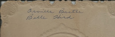 Orville Bartle and Belle Hird Moorhead Antiques back
