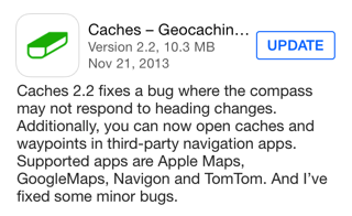 Caches version 2.2