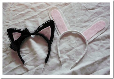 Cat and Bunny Ear Headbands