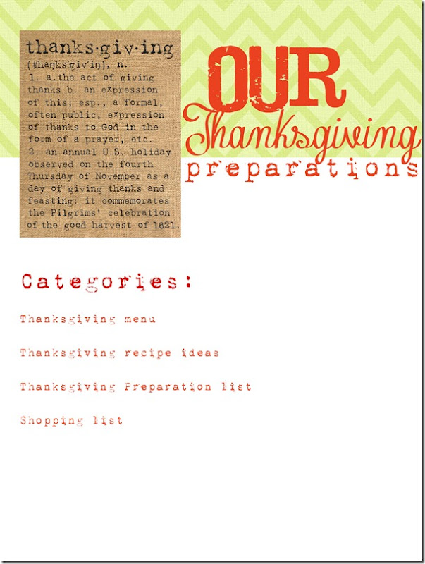 Thanksgiving prep list copy