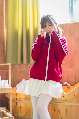 Coser@小仓千代w No.005 红色体操服