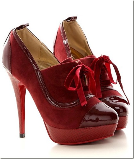 Cute Red Tie Up Booties From Wholesale-Dress.net